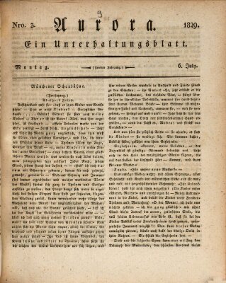 Aurora Montag 6. Juli 1829