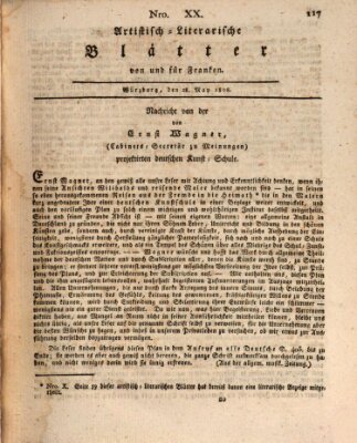 Neue artistisch-literarische Blätter von und für Franken Samstag 28. Mai 1808