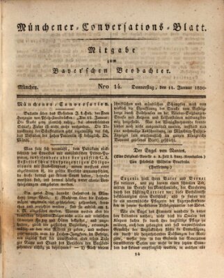 Münchener Conversations-Blatt (Bayer'scher Beobachter) Donnerstag 14. Januar 1830