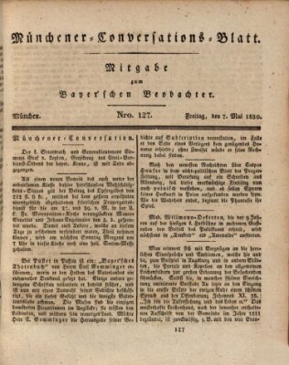 Münchener Conversations-Blatt (Bayer'scher Beobachter) Freitag 7. Mai 1830