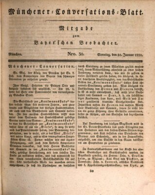 Münchener Conversations-Blatt (Bayer'scher Beobachter) Sonntag 30. Januar 1831