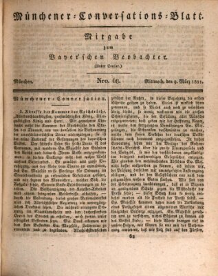 Münchener Conversations-Blatt (Bayer'scher Beobachter) Mittwoch 9. März 1831