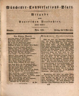 Münchener Conversations-Blatt (Bayer'scher Beobachter) Freitag 6. Mai 1831