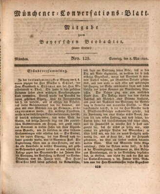 Münchener Conversations-Blatt (Bayer'scher Beobachter) Sonntag 8. Mai 1831