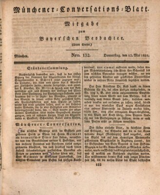 Münchener Conversations-Blatt (Bayer'scher Beobachter) Donnerstag 12. Mai 1831