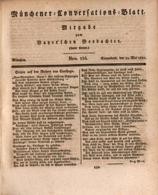 Münchener Conversations-Blatt (Bayer'scher Beobachter) Samstag 14. Mai 1831