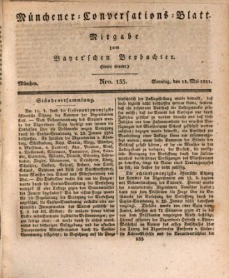 Münchener Conversations-Blatt (Bayer'scher Beobachter) Sonntag 15. Mai 1831