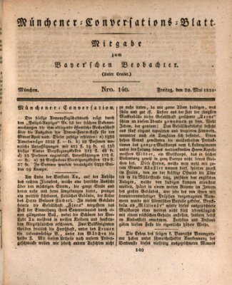 Münchener Conversations-Blatt (Bayer'scher Beobachter) Freitag 20. Mai 1831