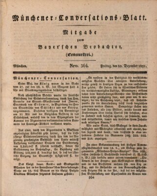 Münchener Conversations-Blatt (Bayer'scher Beobachter) Freitag 30. Dezember 1831