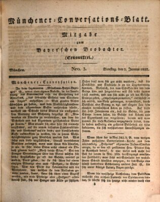 Münchener Conversations-Blatt (Bayer'scher Beobachter) Dienstag 3. Januar 1832