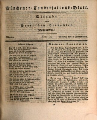 Münchener Conversations-Blatt (Bayer'scher Beobachter) Dienstag 10. Januar 1832