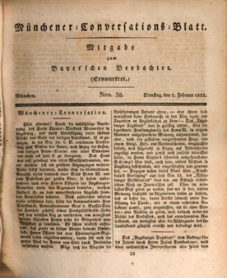 Münchener Conversations-Blatt (Bayer'scher Beobachter) Dienstag 7. Februar 1832