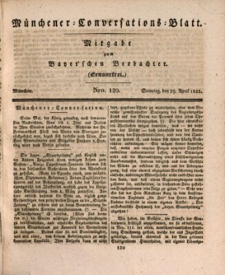 Münchener Conversations-Blatt (Bayer'scher Beobachter) Sonntag 29. April 1832