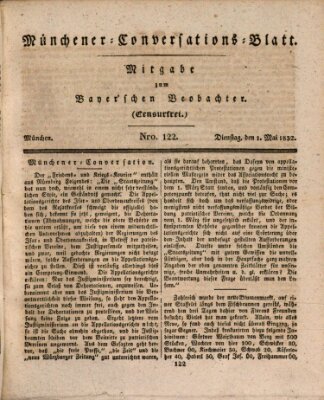 Münchener Conversations-Blatt (Bayer'scher Beobachter) Dienstag 1. Mai 1832