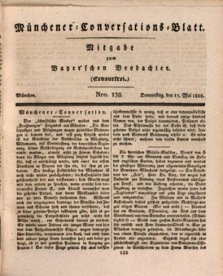 Münchener Conversations-Blatt (Bayer'scher Beobachter) Donnerstag 17. Mai 1832