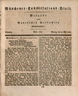 Münchener Conversations-Blatt (Bayer'scher Beobachter) Montag 21. Mai 1832