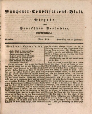 Münchener Conversations-Blatt (Bayer'scher Beobachter) Donnerstag 24. Mai 1832