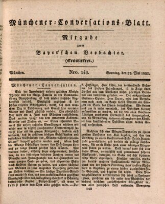 Münchener Conversations-Blatt (Bayer'scher Beobachter) Sonntag 27. Mai 1832