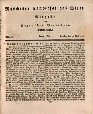 Münchener Conversations-Blatt (Bayer'scher Beobachter) Dienstag 29. Mai 1832