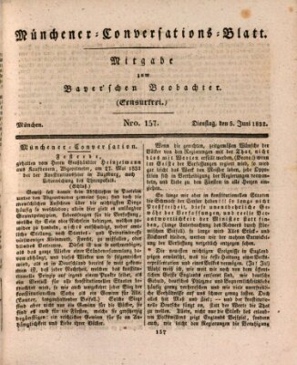 Münchener Conversations-Blatt (Bayer'scher Beobachter) Dienstag 5. Juni 1832
