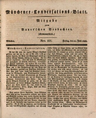 Münchener Conversations-Blatt (Bayer'scher Beobachter) Freitag 15. Juni 1832