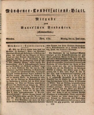 Münchener Conversations-Blatt (Bayer'scher Beobachter) Montag 18. Juni 1832