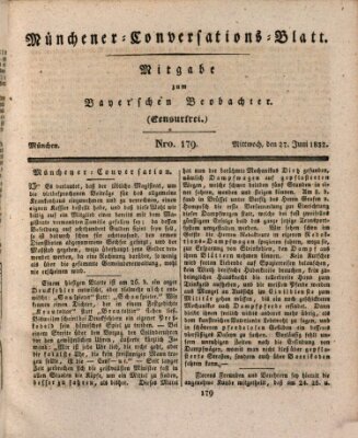 Münchener Conversations-Blatt (Bayer'scher Beobachter) Mittwoch 27. Juni 1832