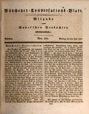 Münchener Conversations-Blatt (Bayer'scher Beobachter) Montag 23. Juli 1832