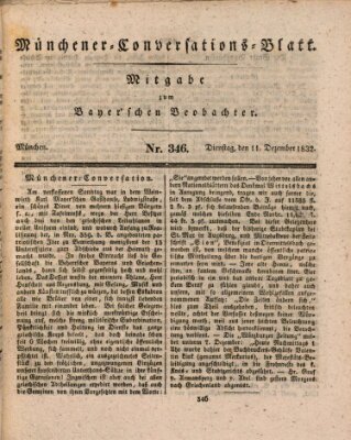 Münchener Conversations-Blatt (Bayer'scher Beobachter) Dienstag 11. Dezember 1832