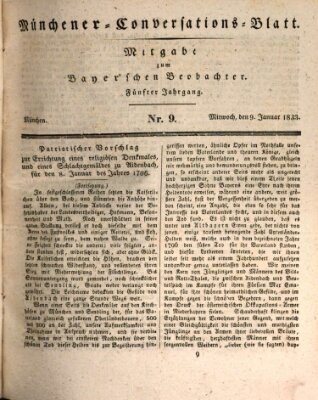 Münchener Conversations-Blatt (Bayer'scher Beobachter) Mittwoch 9. Januar 1833