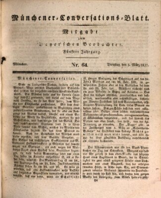 Münchener Conversations-Blatt (Bayer'scher Beobachter) Dienstag 5. März 1833