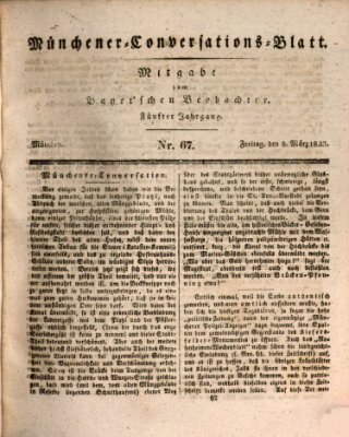 Münchener Conversations-Blatt (Bayer'scher Beobachter) Freitag 8. März 1833