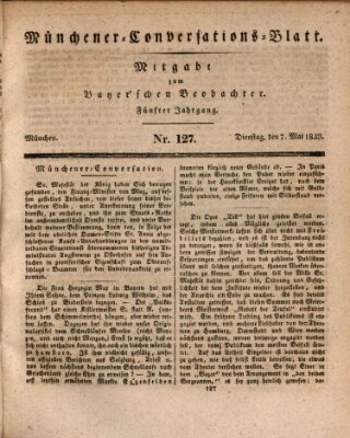 Münchener Conversations-Blatt (Bayer'scher Beobachter) Dienstag 7. Mai 1833