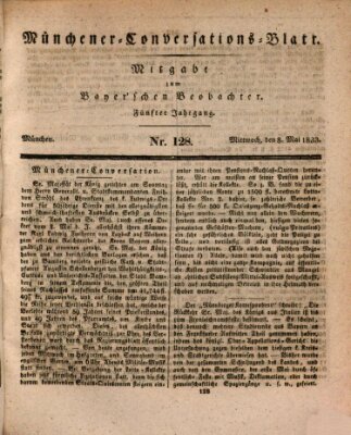 Münchener Conversations-Blatt (Bayer'scher Beobachter) Mittwoch 8. Mai 1833