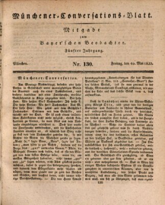 Münchener Conversations-Blatt (Bayer'scher Beobachter) Freitag 10. Mai 1833