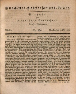 Münchener Conversations-Blatt (Bayer'scher Beobachter) Dienstag 14. Mai 1833