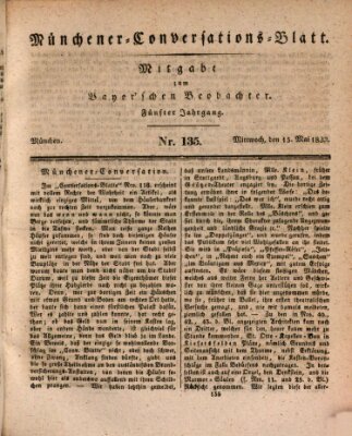 Münchener Conversations-Blatt (Bayer'scher Beobachter) Mittwoch 15. Mai 1833