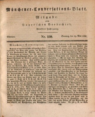 Münchener Conversations-Blatt (Bayer'scher Beobachter) Sonntag 19. Mai 1833