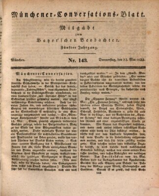 Münchener Conversations-Blatt (Bayer'scher Beobachter) Donnerstag 23. Mai 1833