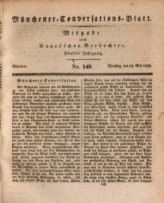 Münchener Conversations-Blatt (Bayer'scher Beobachter) Dienstag 28. Mai 1833