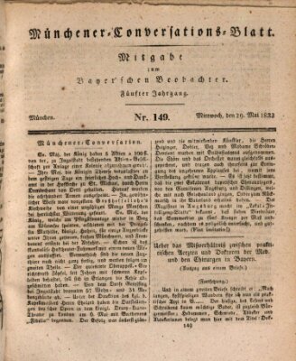 Münchener Conversations-Blatt (Bayer'scher Beobachter) Mittwoch 29. Mai 1833