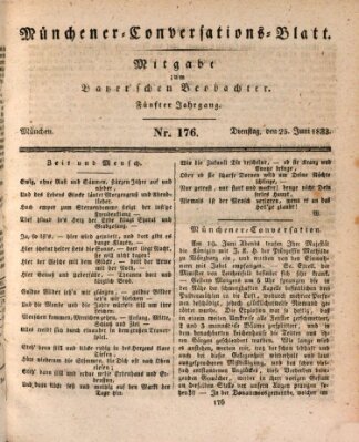 Münchener Conversations-Blatt (Bayer'scher Beobachter) Dienstag 25. Juni 1833