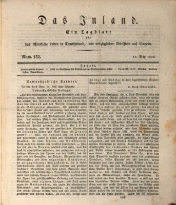 Das Inland (Deutsche Tribüne) Freitag 14. Mai 1830