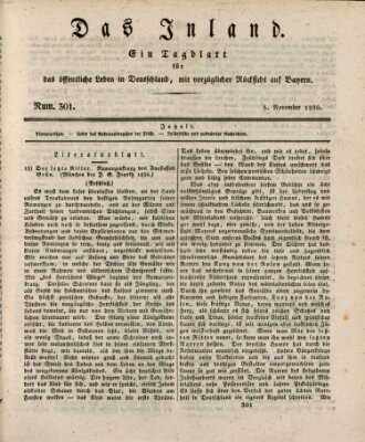 Das Inland (Deutsche Tribüne) Freitag 5. November 1830