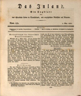 Das Inland (Deutsche Tribüne) Montag 9. Mai 1831