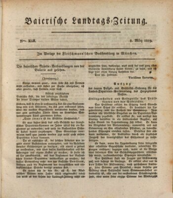 Baierische Landtags-Zeitung Montag 8. März 1819