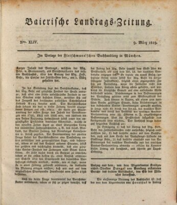 Baierische Landtags-Zeitung Dienstag 9. März 1819