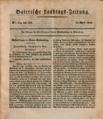 Baierische Landtags-Zeitung Freitag 30. April 1819