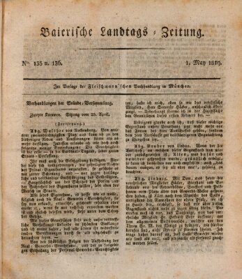 Baierische Landtags-Zeitung Samstag 1. Mai 1819