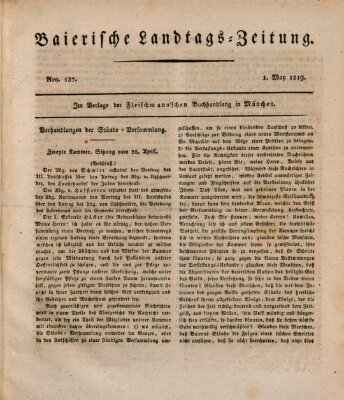 Baierische Landtags-Zeitung Samstag 1. Mai 1819